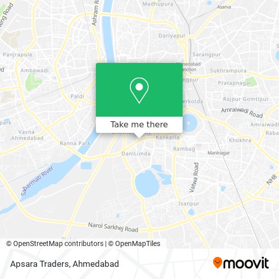 Apsara Traders map