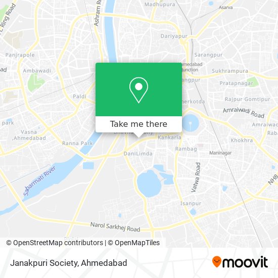 Janakpuri Society map