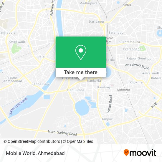 Mobile World map