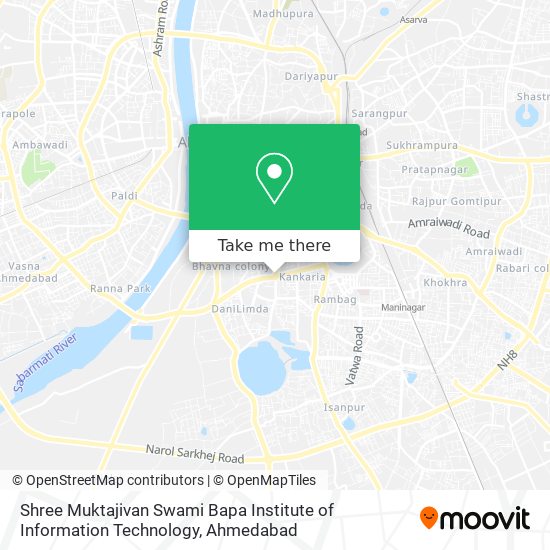 Shree Muktajivan Swami Bapa Institute of Information Technology map