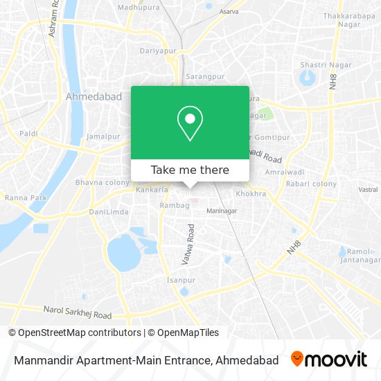 Manmandir Apartment-Main Entrance map