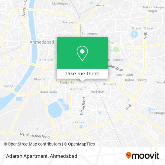 Adarsh Apartment map