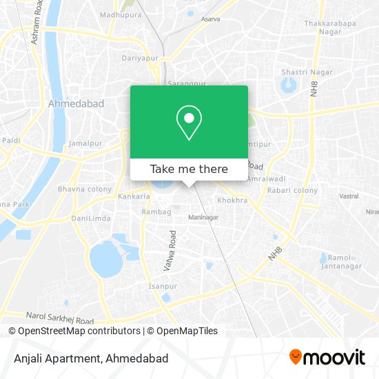 Anjali Apartment map