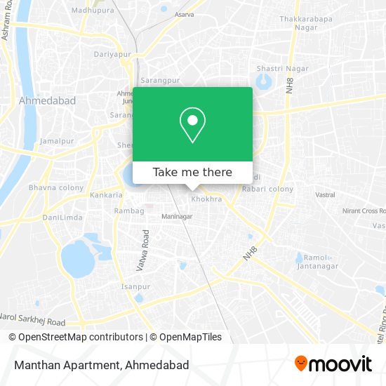 Manthan Apartment map