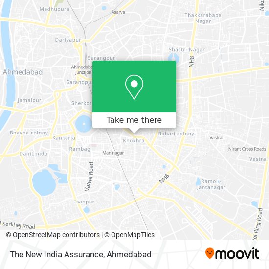 The New India Assurance map