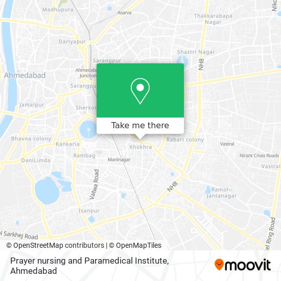 Prayer nursing and Paramedical Institute map