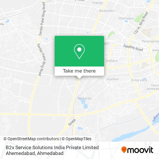 B2x Service Solutions India Private Limited Ahemedabad map