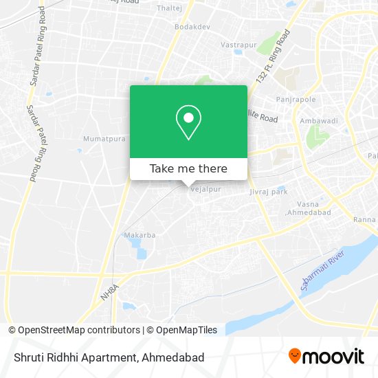 Shruti Ridhhi Apartment map