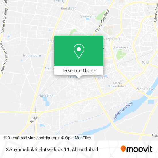 Swayamshakti Flats-Block 11 map