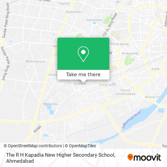 The R H Kapadia New Higher Secondary School map