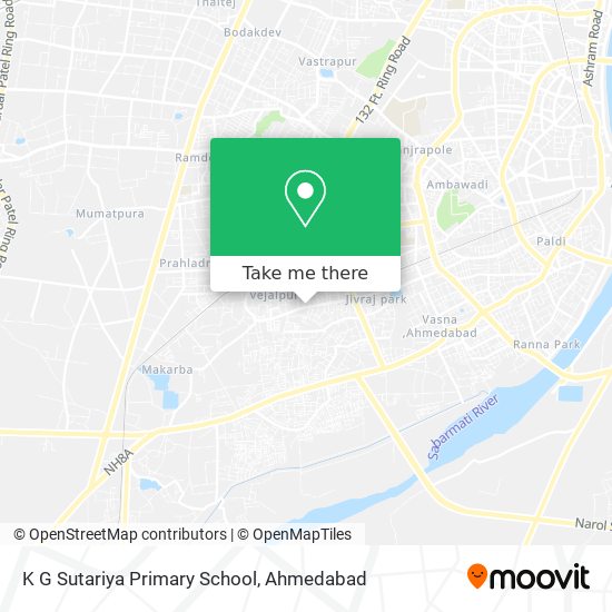 K G Sutariya Primary School map