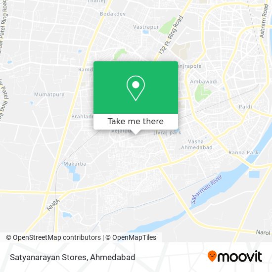Satyanarayan Stores map