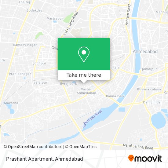 Prashant Apartment map