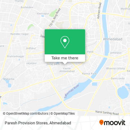 Paresh Provision Stores map