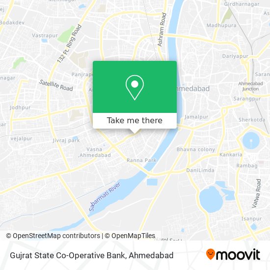 Gujrat State Co-Operative Bank map