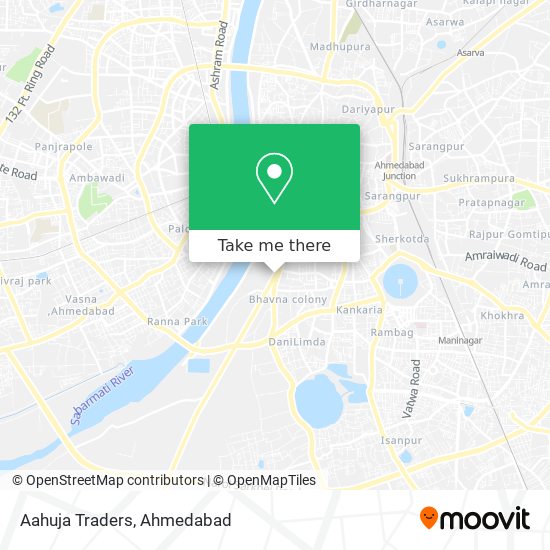 Aahuja Traders map