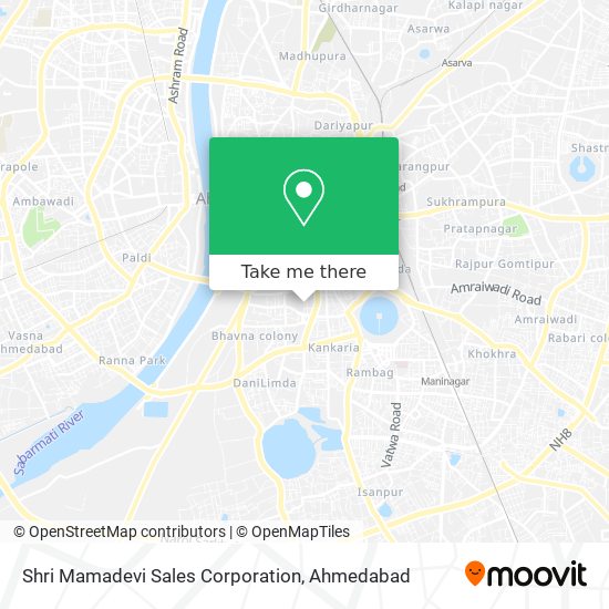 Shri Mamadevi Sales Corporation map