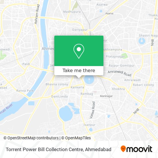 Torrent Power Bill Collection Centre map