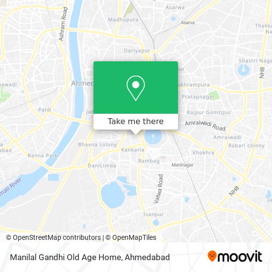 Manilal Gandhi Old Age Home map