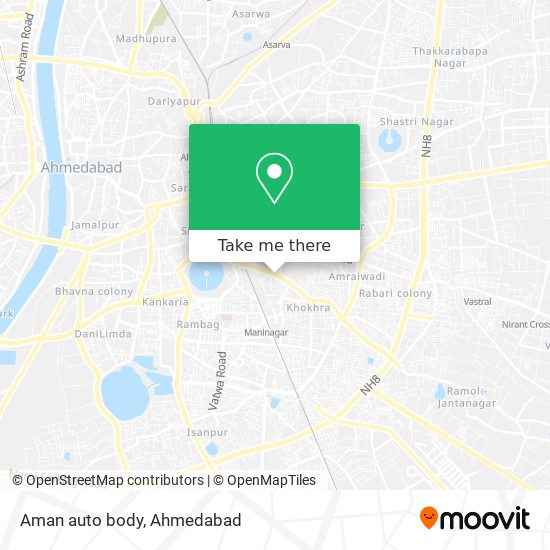 Aman auto body map