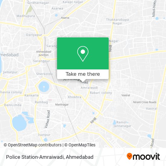 Police Station-Amraiwadi map