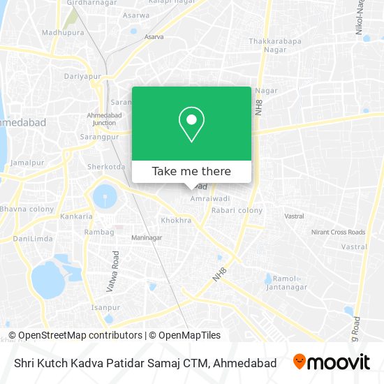 Shri Kutch Kadva Patidar Samaj CTM map
