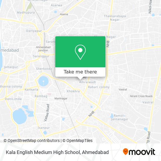 Kala English Medium High School map