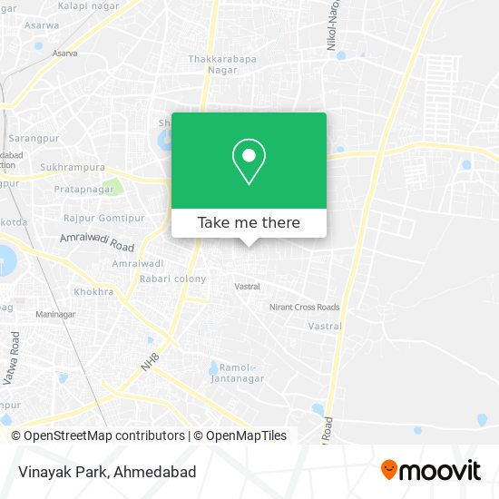 Vinayak Park map