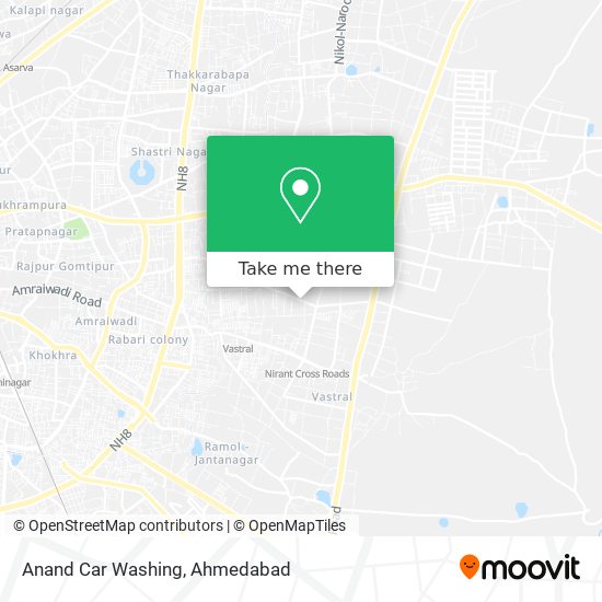 Anand Car Washing map