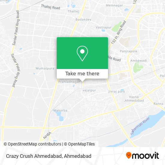 Crazy Crush Ahmedabad map