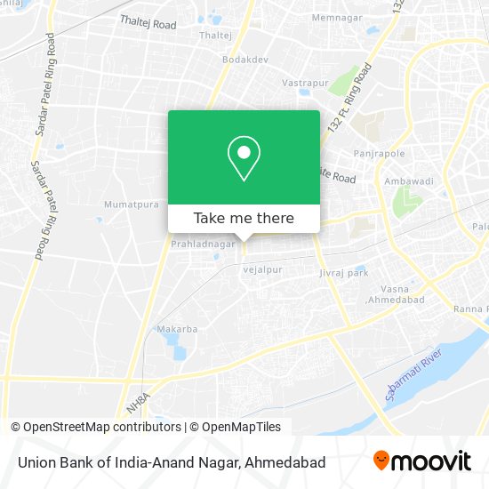 Union Bank of India-Anand Nagar map