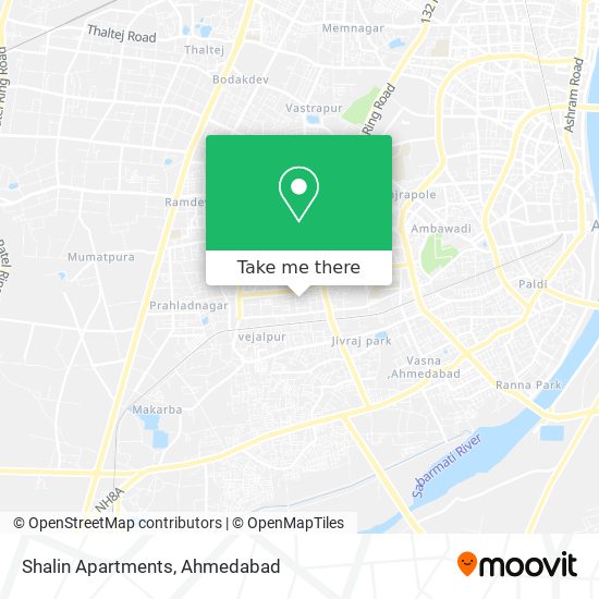 Shalin Apartments map