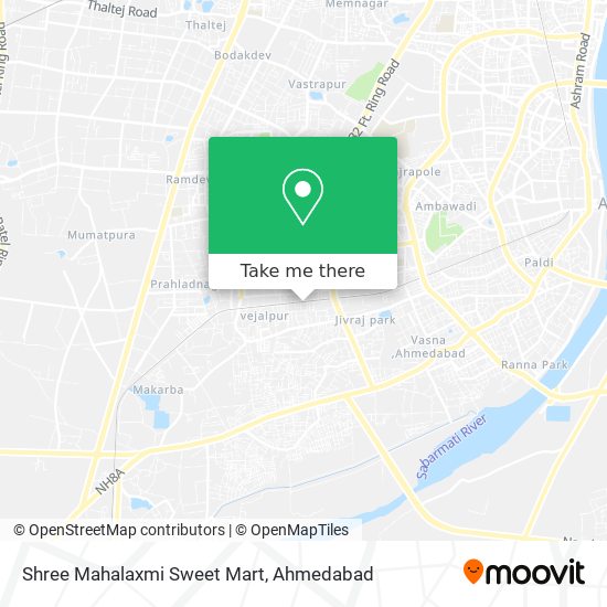 Shree Mahalaxmi Sweet Mart map