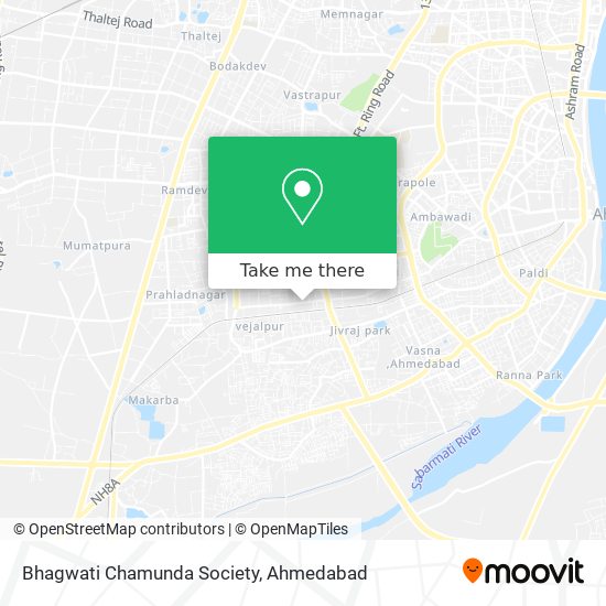 Bhagwati Chamunda Society map