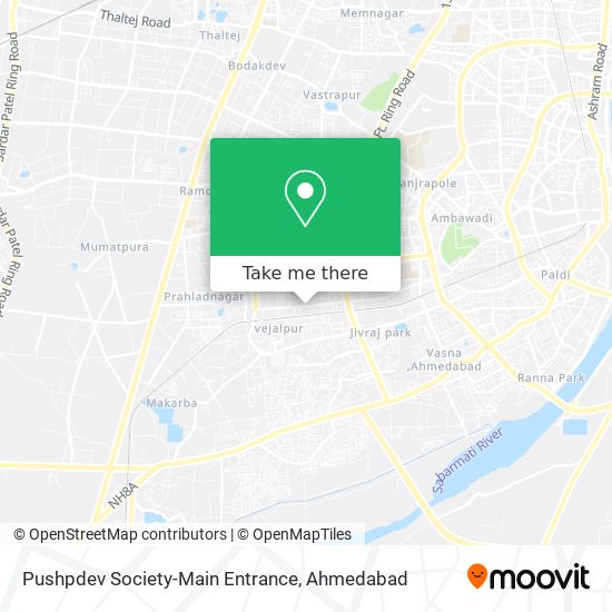 Pushpdev Society-Main Entrance map