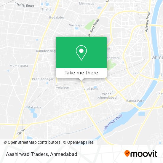 Aashirwad Traders map