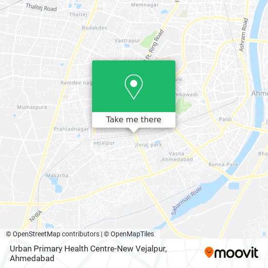 Urban Primary Health Centre-New Vejalpur map