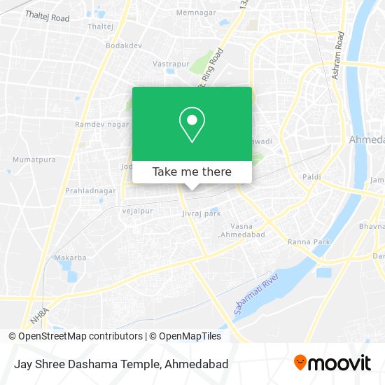 Jay Shree Dashama Temple map