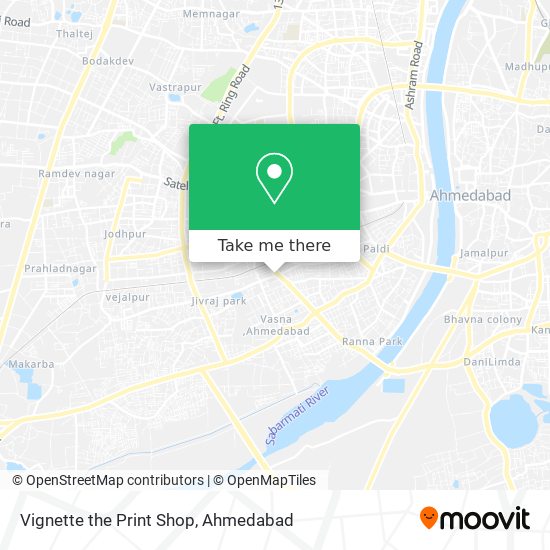 Vignette the Print Shop map