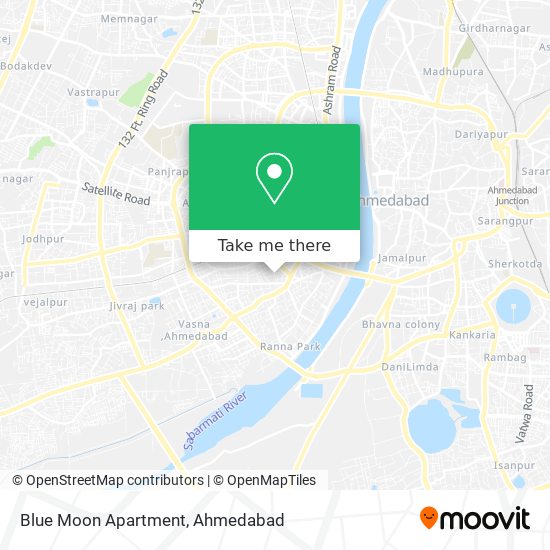 Blue Moon Apartment map