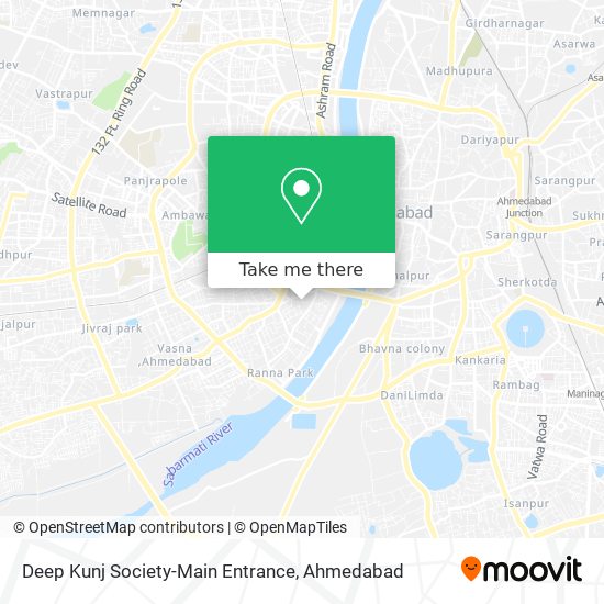 Deep Kunj Society-Main Entrance map
