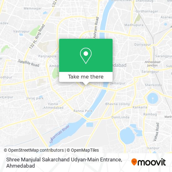 Shree Manjulal Sakarchand Udyan-Main Entrance map