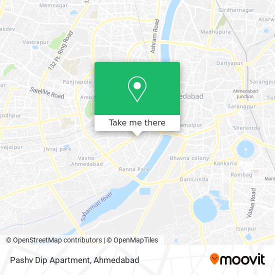 Pashv Dip Apartment map