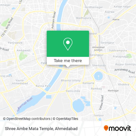 Shree Ambe Mata Temple map