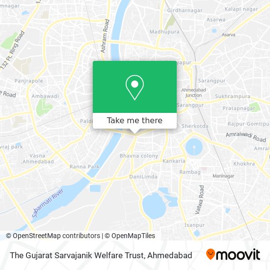 The Gujarat Sarvajanik Welfare Trust map