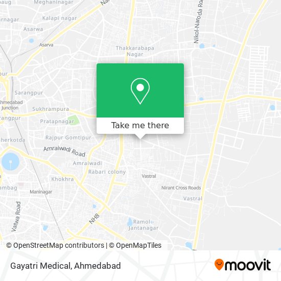 Gayatri Medical map