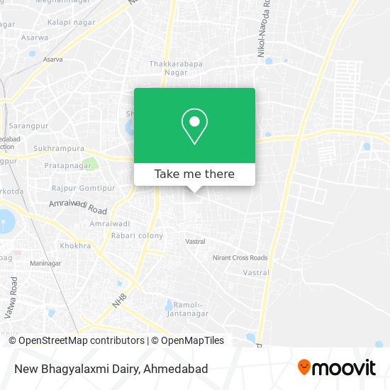 New Bhagyalaxmi Dairy map