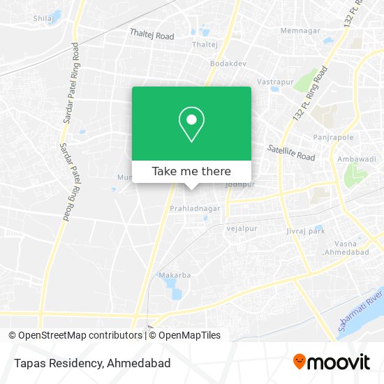 Tapas Residency map