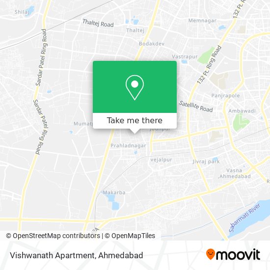 Vishwanath Apartment map