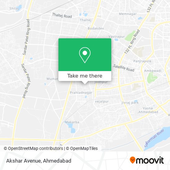 Akshar Avenue map